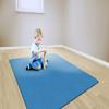 Flagship Carpet 6' x 6' Kids Nylon Ameristrong School Classroom Rug, Blue Bird - Square view 4