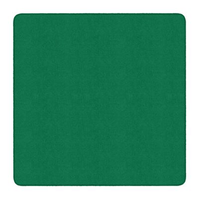 Flagship Carpet 6' x 6' Kids Nylon Ameristrong School Classroom Rug, Clover - Square