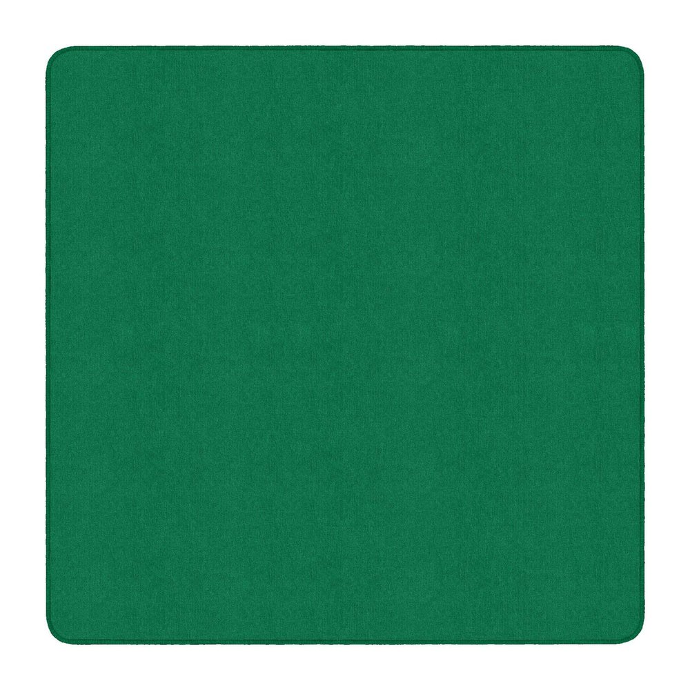 Flagship Carpet 6' x 6' Kids Nylon Ameristrong School Classroom Rug, Clover - Square