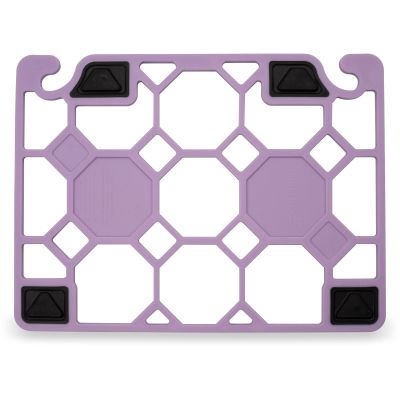San Jamar Quadgrip Cutting Board Frame Only - Pr 15" X 20" - Purple