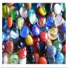 Creative Stuff Glass - 5 LB Opal Latte Irid - Glass Gems - Vase Fillers view 1