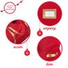 Simplify Christmas Tree Storage Bag | Holds Artificial Trees up to 11 Feet Tall | Holiday Decorations Organizer | Wheeled | Collapsible Duffle | Red view 4