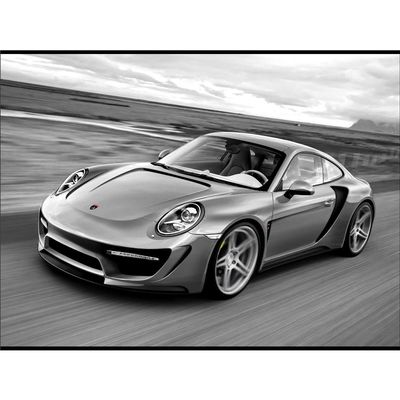 Wall Station Customized Poster/Wallpaper Porsche 911 Open Top Car Awesome Gift (19 x 14 inch)