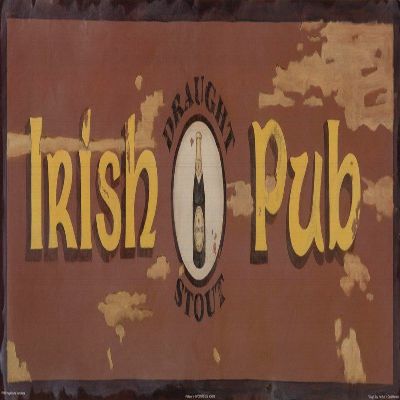Draught Stout Irish Pub by David Marrocco Art Print, 20 x 8 inches