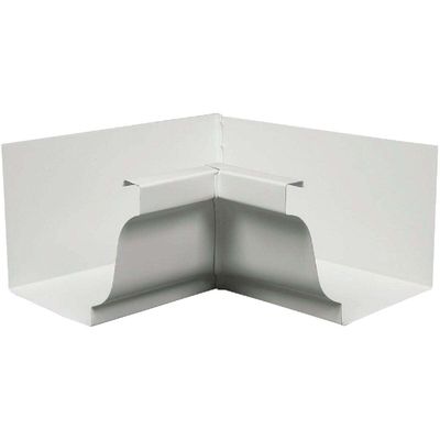 5 in. HD White Aluminum Inside Box Mitre