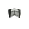 5 in. HD White Aluminum Inside Box Mitre view 2