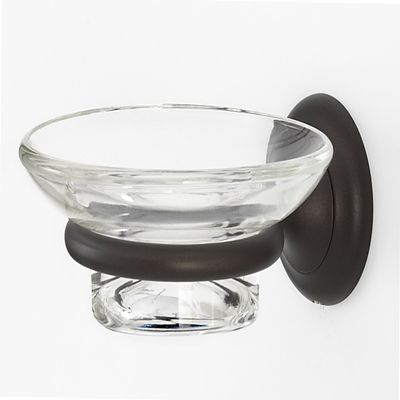 Alno Creations Royale Collection Soap Holder With Dish -a6630-chbrz- Chocolate Bronze