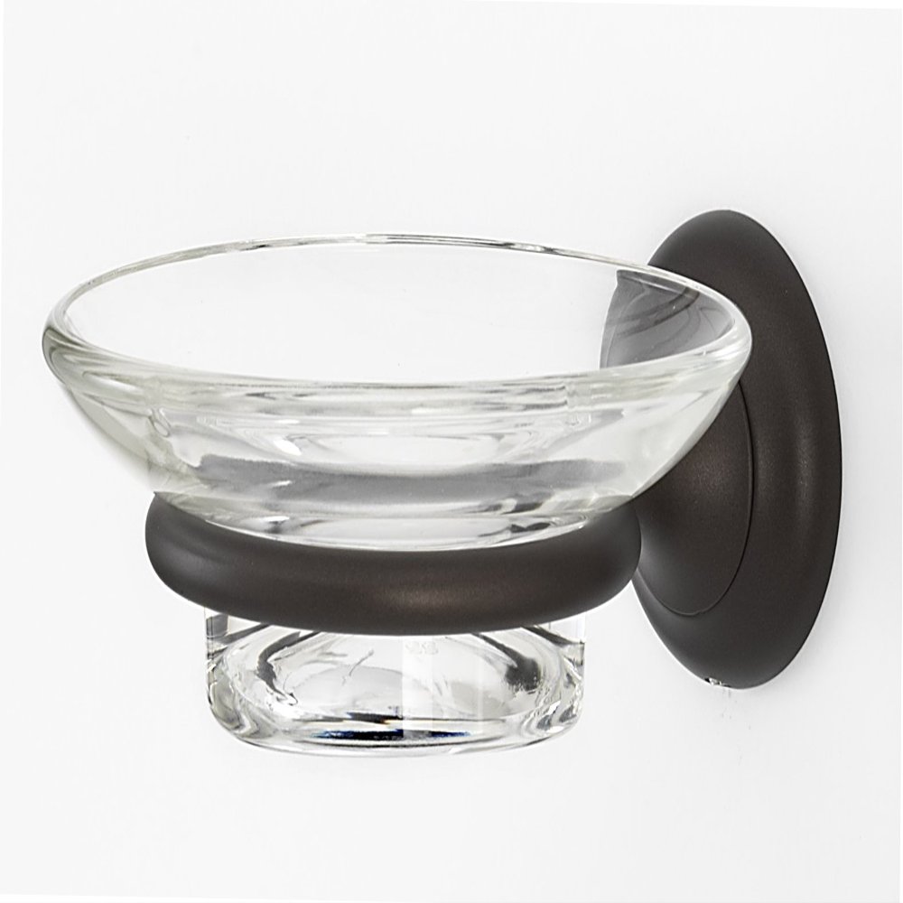 Alno Creations Royale Collection Soap Holder With Dish -a6630-chbrz- Chocolate Bronze