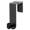 Plastic Coat Hook, 1 Hook, 1 3/4 X 5 1/4 X 4, Black view 1