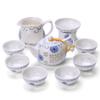 Chinese Gongfu Tea Set for Adults, Portable Kung Fu Tea Set with Teapot Cups, Gongdaobei Set(Sunward Flower) view 1