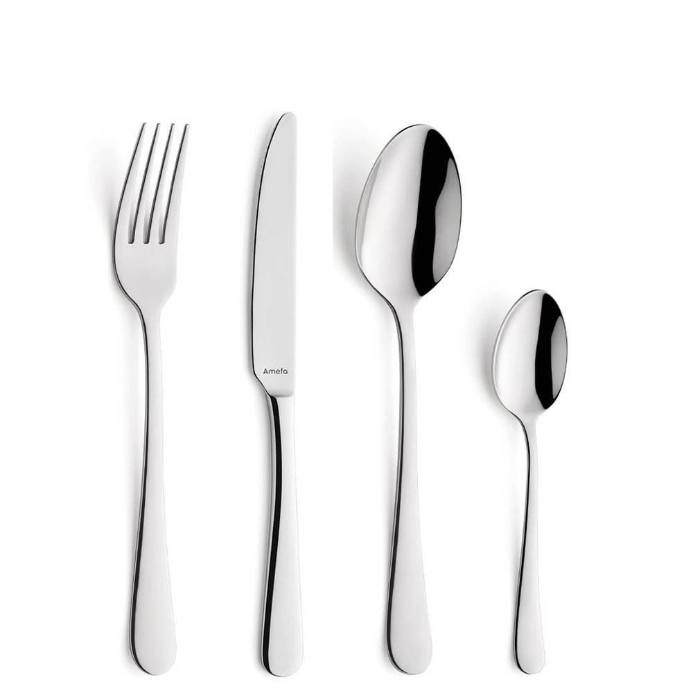 Amefa Model Austin Combination Cutlery, Stainless Steel
