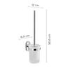 Gedy Toilet Brush Wall g-febo (53331303200) view 2