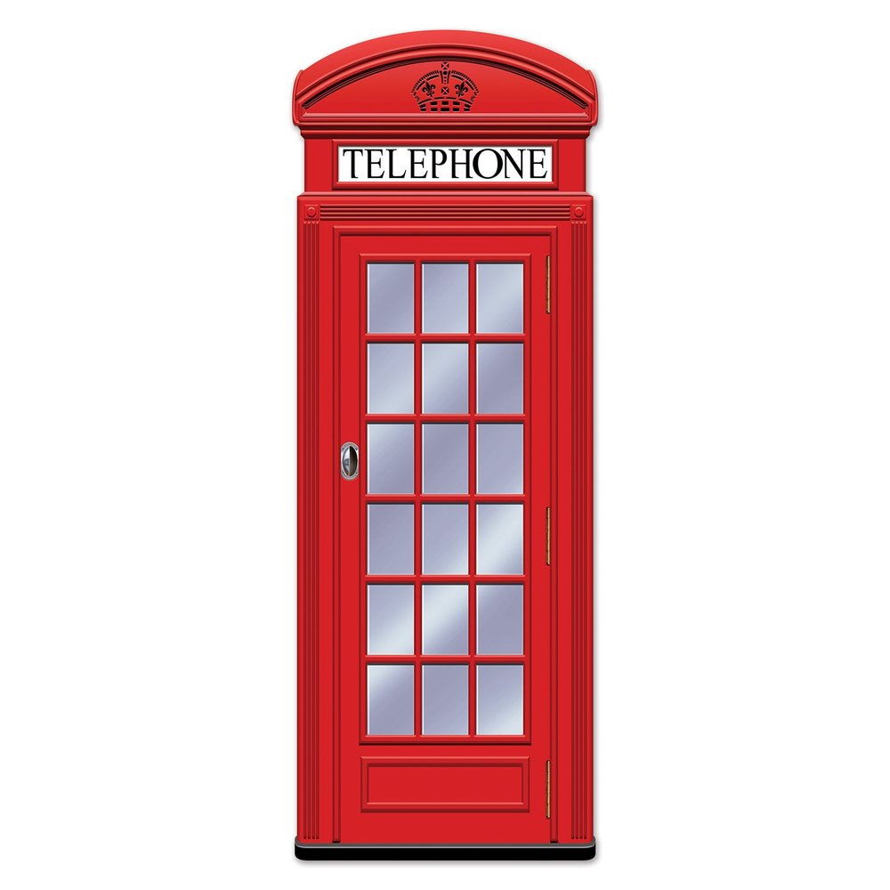 Beistle Party Decoration Accessory Jointed Phone Box 5' Pack of 12
