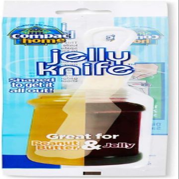 Compac Home Plastic Jelly Knife Jar Scraper/Spreader (10-Pack)