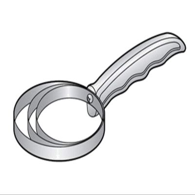 Alfa 066WSS Bone Dust Scraper round 3-1/2" diameter
