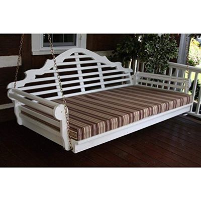 A & L Furniture Yellow Pine Marlboro Single Mattress/Swing Bed, 75", Unfinished