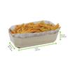 Abbonpanza Wooden Baking Mold (Case of 100), PacknWood - Wood Baking Pan with Baking Liners Included (30 oz, 10" x 4.5" x 2.5") 210NBAKE501 view 3