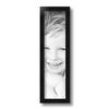 ArtToFrames 4x15 inch .75 Satin Black Stem - 1.125 Rabbet Wood Picture Frame, 2WOM10015-4x15 view 3