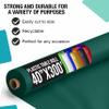 Party Solids Dark Green Plastic Table Cover Roll 40" X 300' Table Cloth Plastic Cover Roll - Premium Quality Thick 0.5 MIL Banquet Rolls - Disposable Tablecloth Rolls view 2