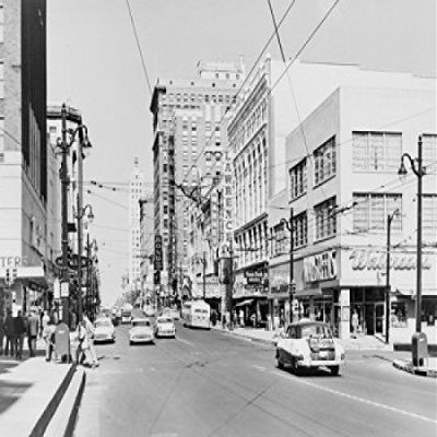 USA Tennessee Memphis Main Street Principal shopping and business district Poster Print (18 x 24)