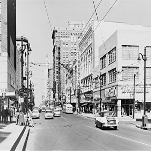 USA Tennessee Memphis Main Street Principal shopping and business district Poster Print (18 x 24)