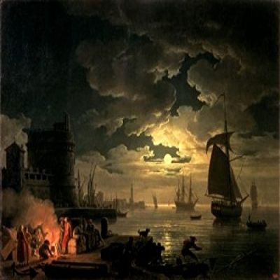 Posterazzi The Harbor of Palermo 1750 G Vernet (18th C) Oil on canvas State Hermitage Museum St Petersburg Russia Poster Print, (18 x 24)