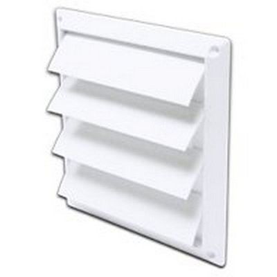 Hood Vent Louver Plst 6in Wht