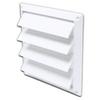 Hood Vent Louver Plst 6in Wht view 1
