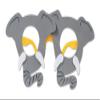 Beistle Party Costumes Decoration Elephant Glasses - 12 Pack, (1/Card) view 1
