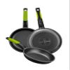 BRA PRIOR Set of 3 Cast Alumunium Non-Stick Frying Pans, 18, 22 and 26 cm by BRA view 1