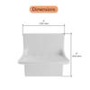 Ceramic SOAP Dish, Grout-in view 2