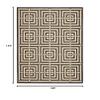SAFAVIEH Washable Rug Outdoor Courtyard Collection - 9' x 12', Cream, Non-Shedding & Easy Cleaning, Ideal for Patio, Backyard, Mudroom (CY6937-56) view 2