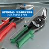 MIDWEST Special Hardness Aviation Snip - Left Cut Offset Stainless Steel Cutting Shears, Made in the USA - MWT-SS6510L view 2
