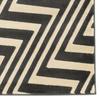 Linon Roma Zigzag Power Loomed Polypropylene 5'x7' Rug in Gray view 4