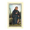 Christian Brands Catholic Holy Cards - Laminated Inspirational Prayer Card with Gold Foil Embossing, 25-Count, Saint Peregrine view 1