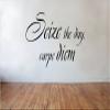 Blinggo Seize the Day, Carpe Diem Removable Vinyl Wall Decal Home Dicor view 1