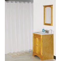 Homebasix XG-02-FS Shower Curtain Hookless - 70 x 72 in. - Frost