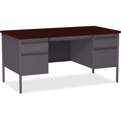 Lorell - LLR60928 - Fortress Series Double-Pedestal Desk