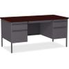 Lorell - LLR60928 - Fortress Series Double-Pedestal Desk view 1
