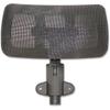 Lorell Hi-Back Chair Mesh Headrest - Black - Nylon - 1Each view 1