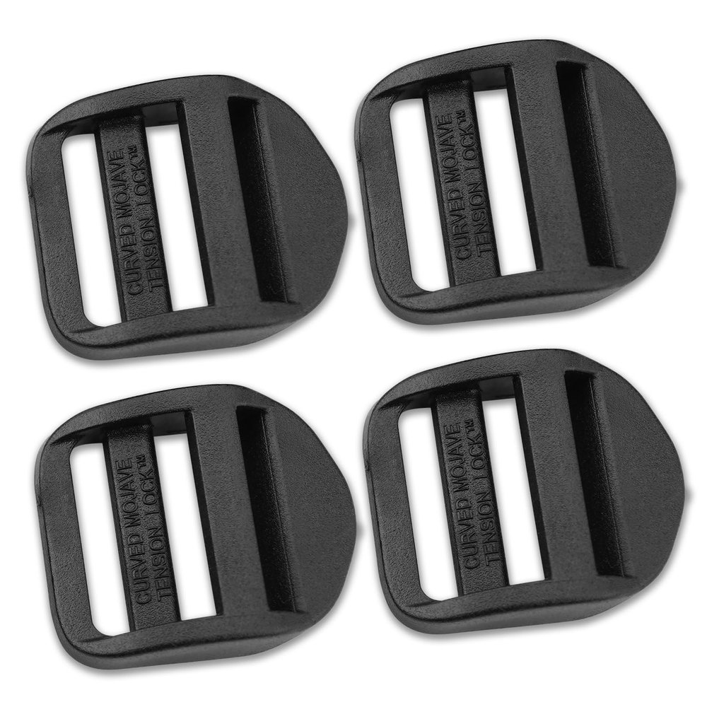 AceCamp 7051 Duraflex Ladder Locks (4 Piece), Black, 25mm