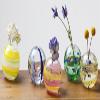 ADERIA Tsugaru Vidro F71266 Single Vase Vase, Aoba, Made in Japan, Flower Base, Vase, Fashionable, Glass, Vase Container, Dried Flower, Ikebana Gift, Women's, Mother's Day, Father's Day, Husband and view 2