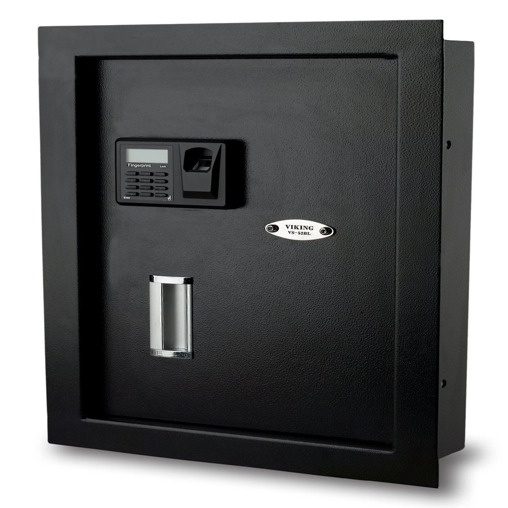 Viking Security Safe VS-52BL Biometric Fingerprint Hidden Wall Safe