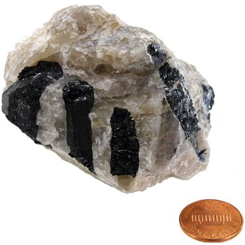 Black Tourmaline In Quartz - Large Chunk (2-3 inch