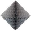 3-Pack 12 Inch Gray Honeycomb Diamond Decoration view 1