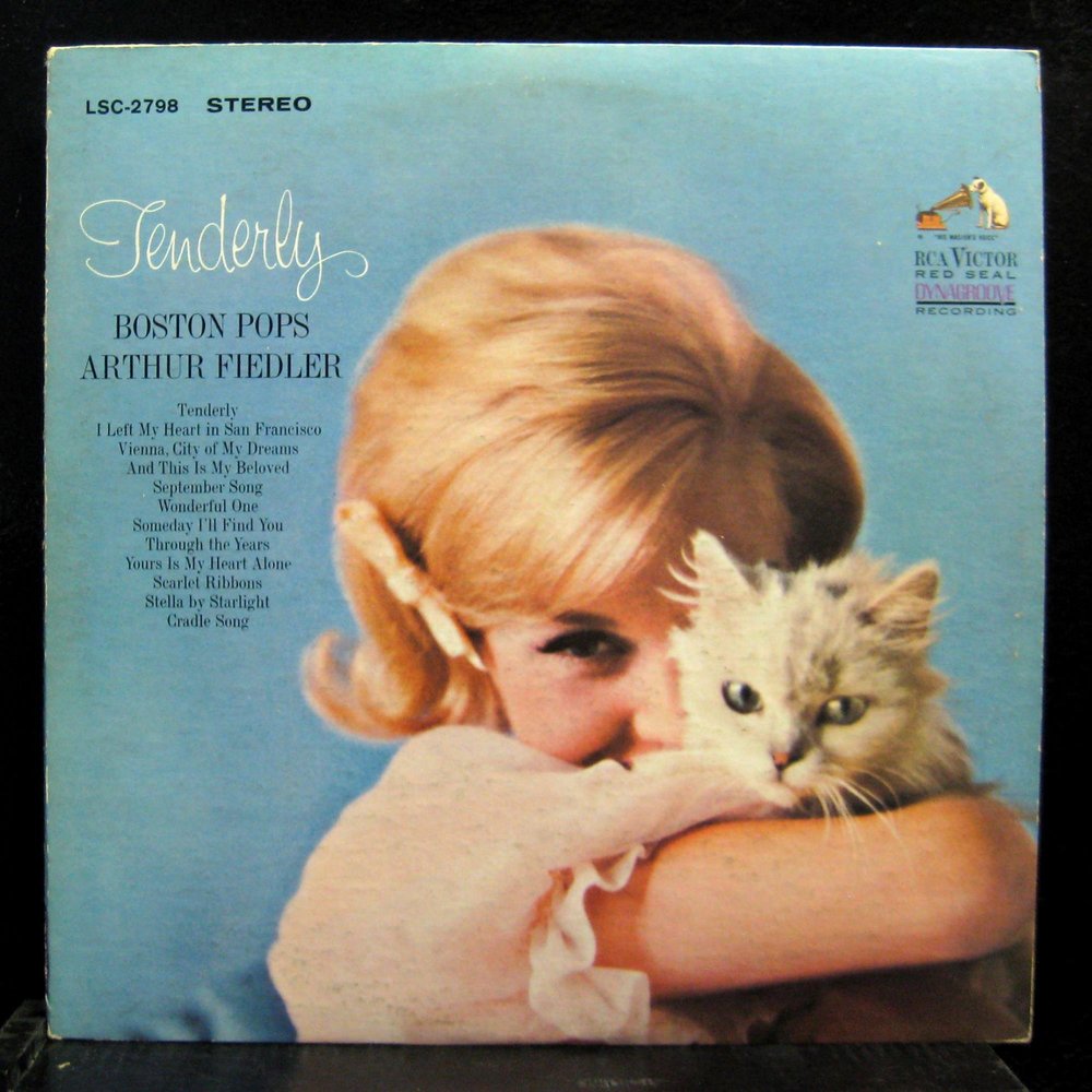 ARTHUR FIEDLER BOSTON POPS TENDERLY vinyl record