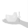 Hakusan Pottery Removable Free Stand, White Porcelain, Approx. 4.7 x 3.9 x 5.3 inches (12 x 10 x 13.5 cm), Poppo, Hasami Ware Made in Japan view 3