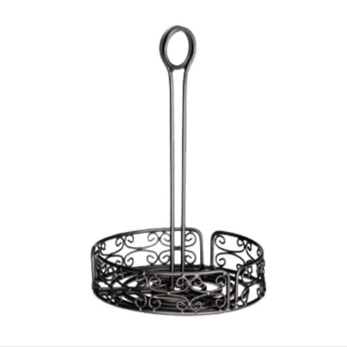 TableCraft Products BK2780 Mediterranean Rack, 7.80" Diameter, Black