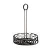 TableCraft Products BK2780 Mediterranean Rack, 7.80" Diameter, Black view 1