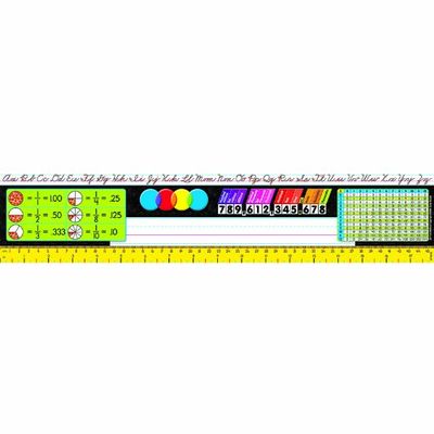 Reference Size Name Plates Gr 3-5 Learning Materials Zaner-Bloser Desk Toppers Teacher Aids T-69403 Trend Enterprises Inc.